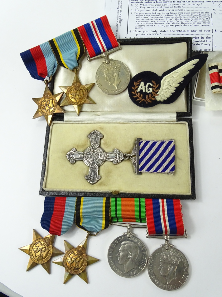 Local Second World War hero’s medals come up for auction. Image