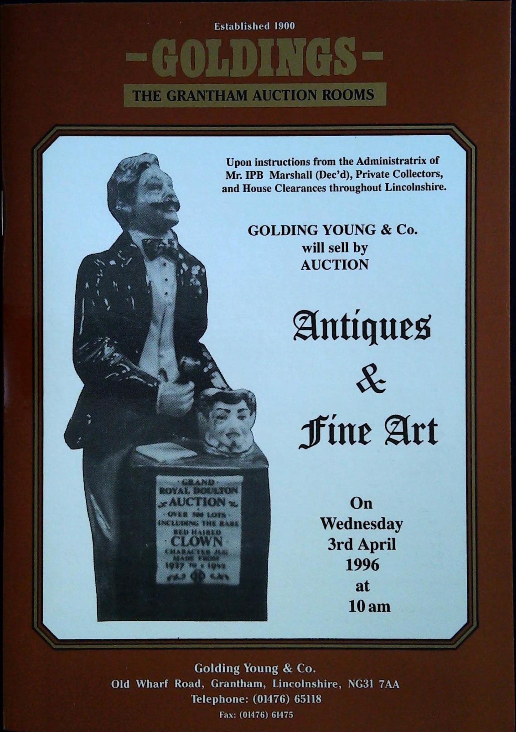 Antiques & Fine Art April 1996 Image