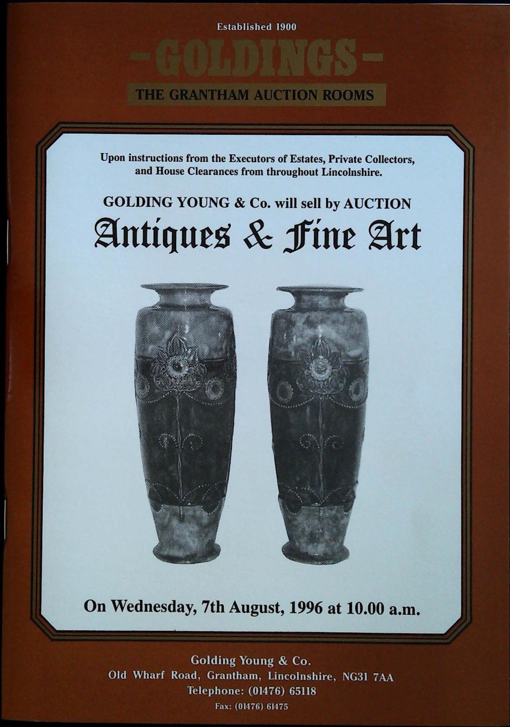 Antiques & Fine Art August 1996 Image
