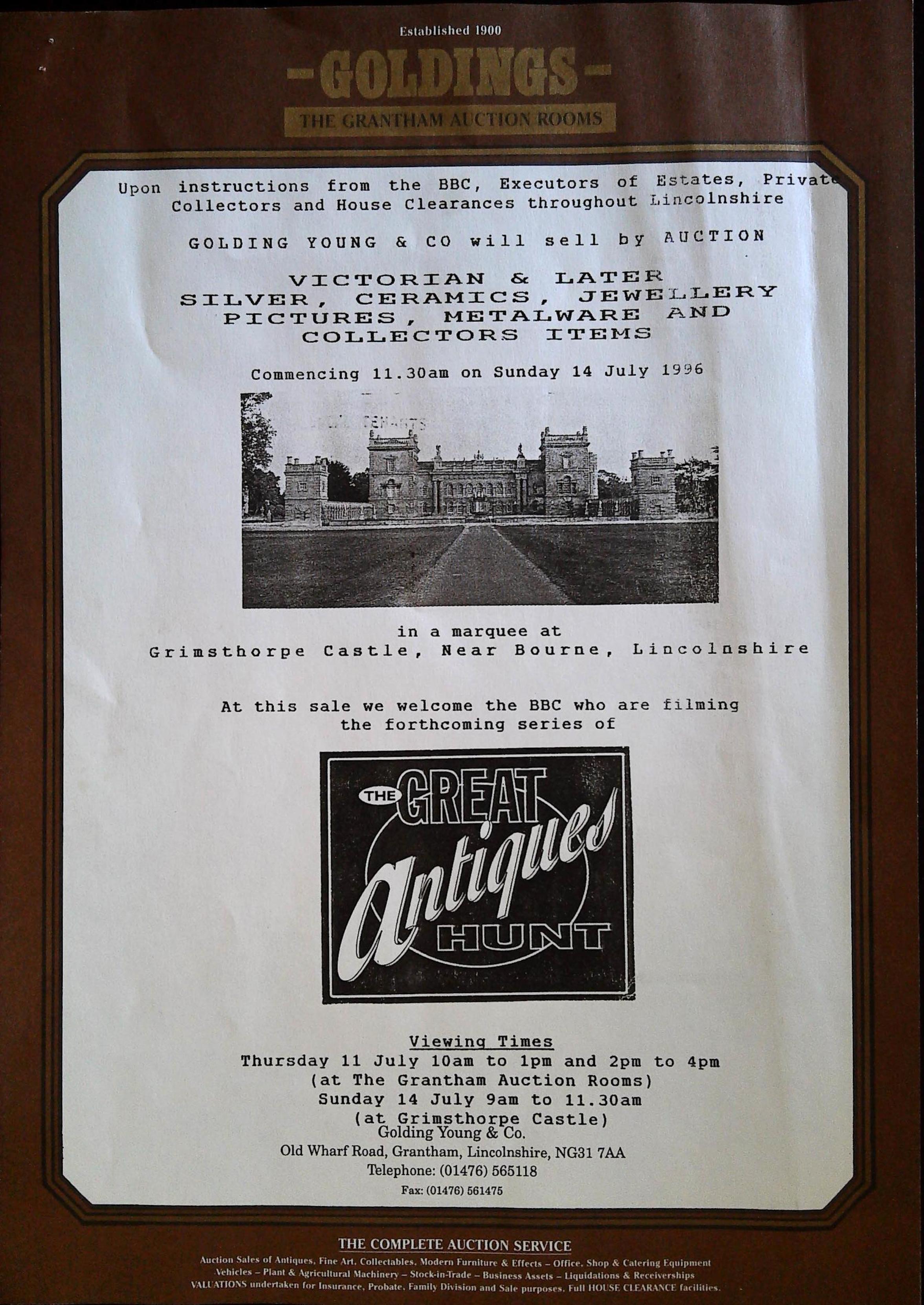 Victorian & Later Silver, etc 140796 Image