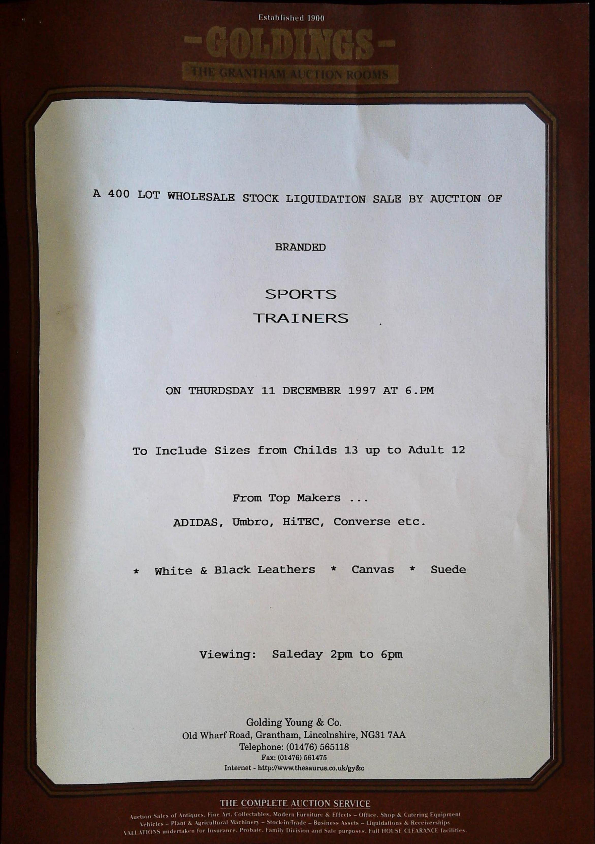 Branded Sports Trainers Image