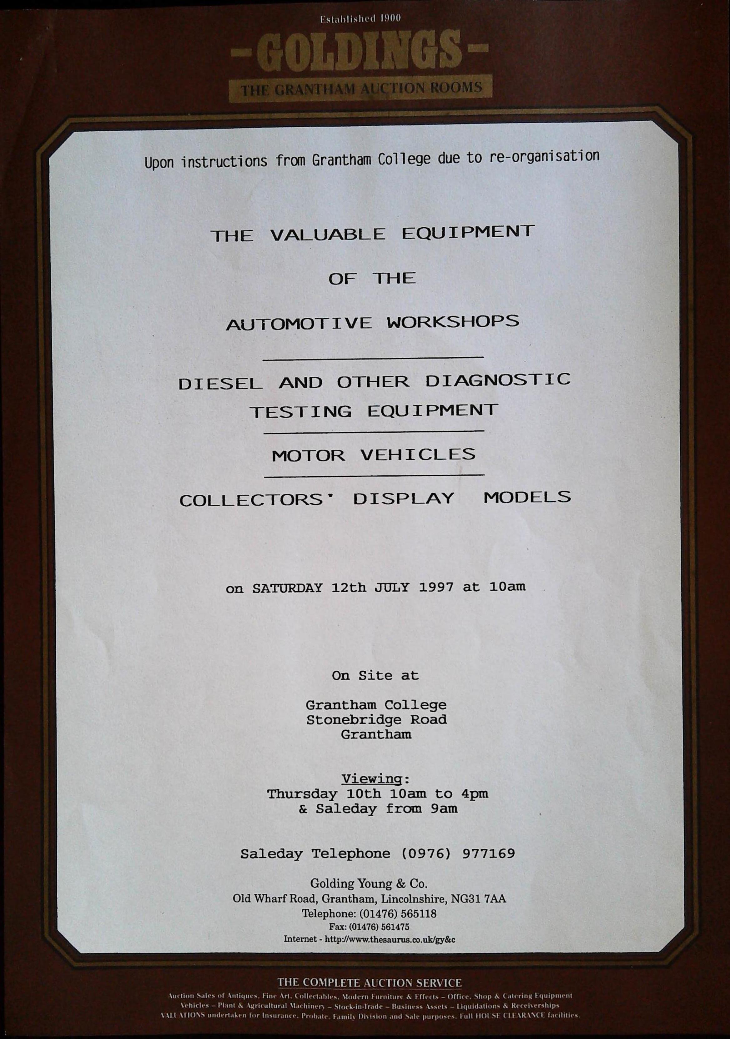 The Valuable Equipment of the Automotive Workshops Image