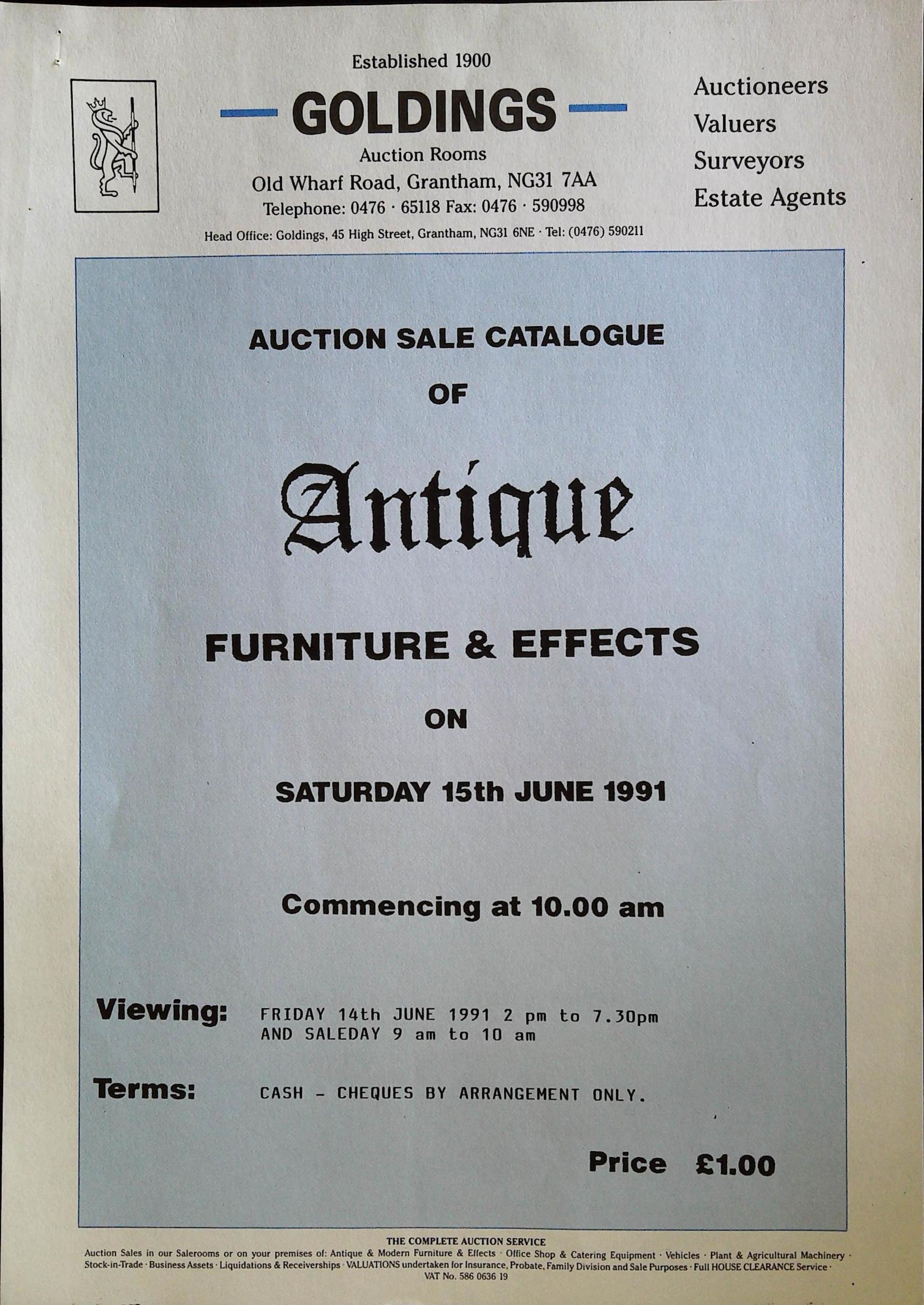 Antique Furniture & Effects  150691 Image