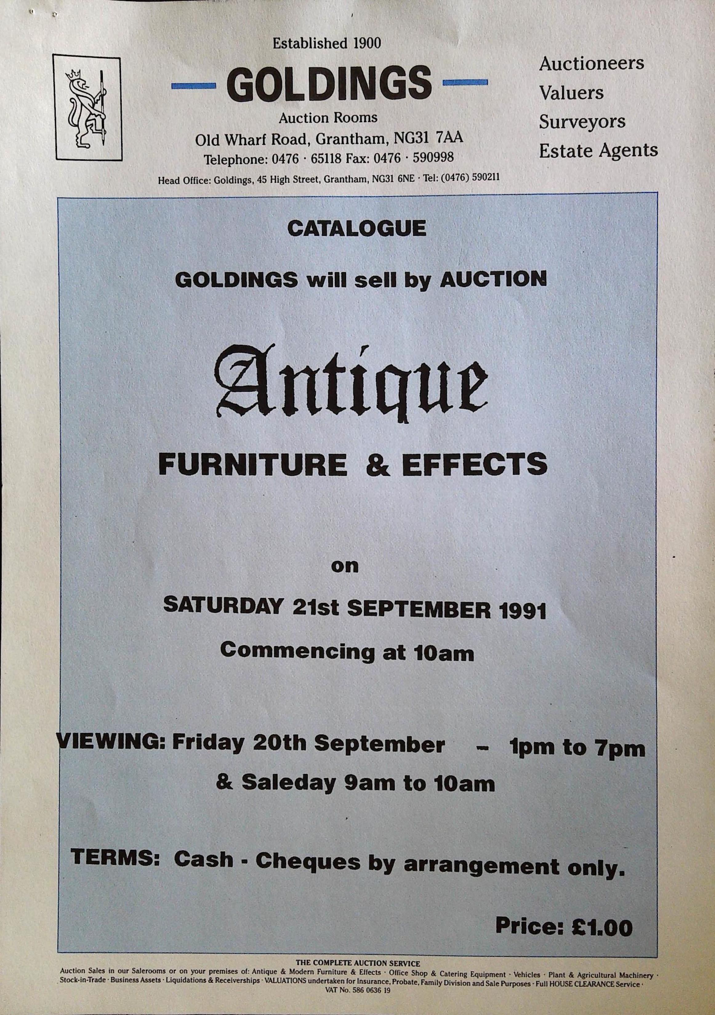 Antique Furniture & Effects 210991 Image