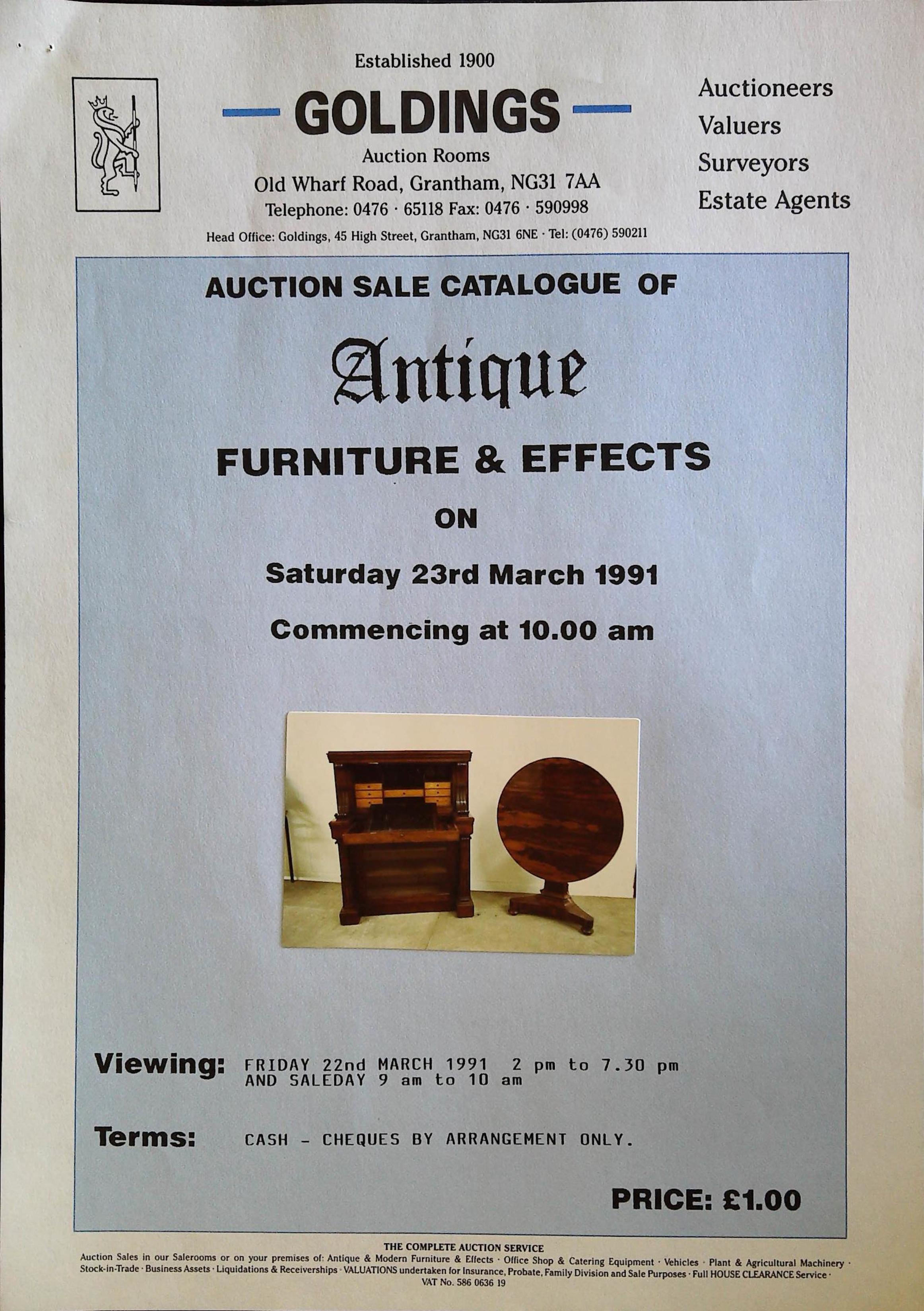 Antique Furniture & Effects 230391 Image