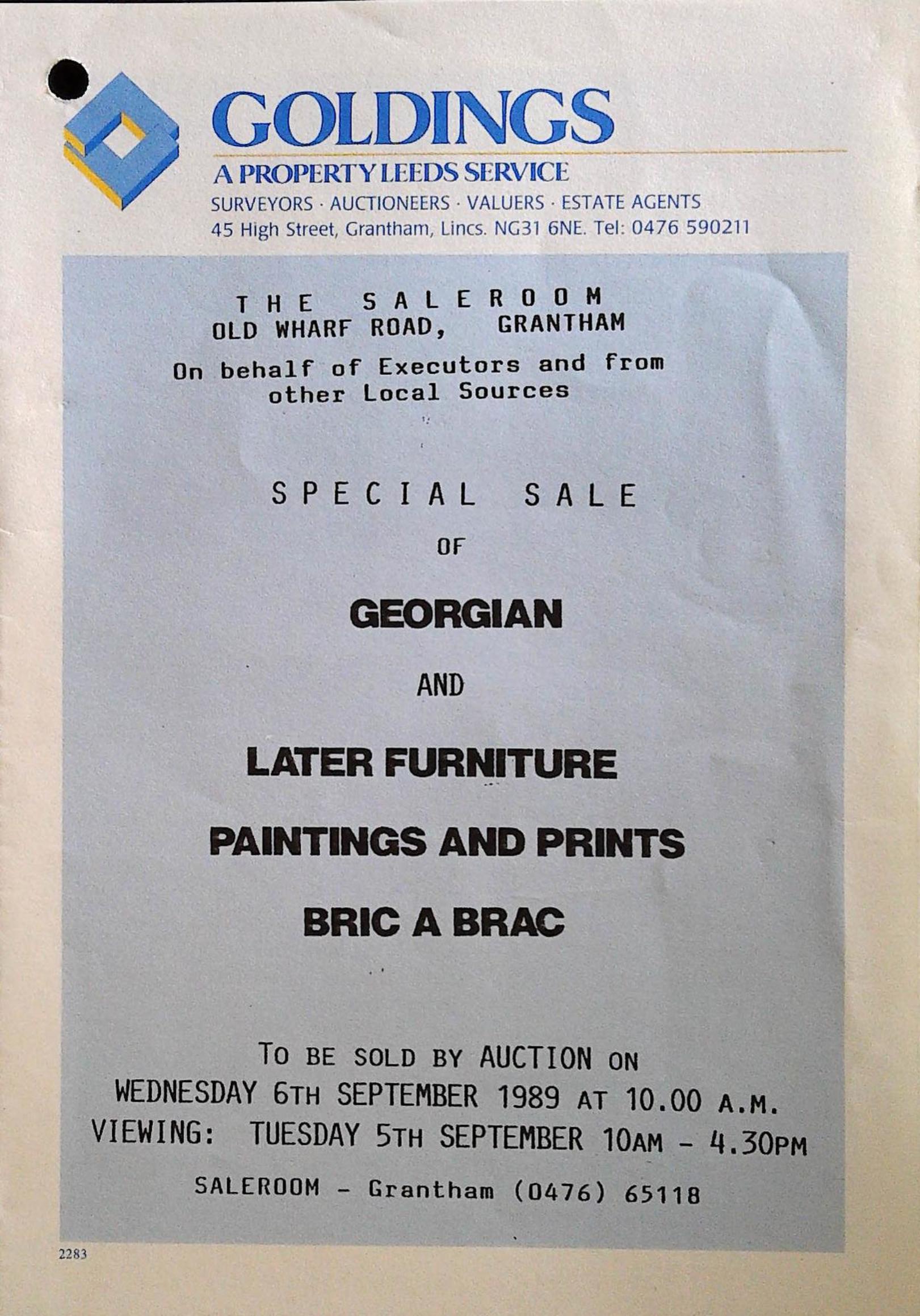 Georgian and Later Furniture, Paintings and Prints, Bric a Brac Image