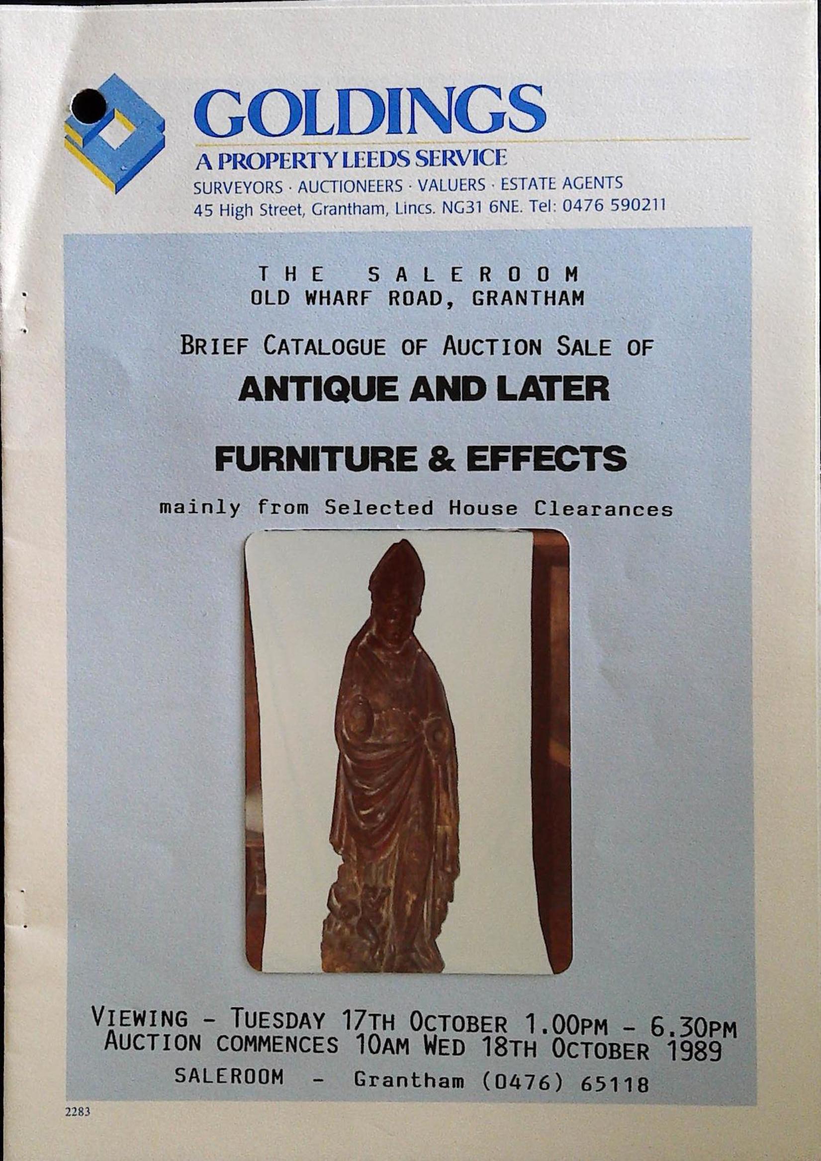 Antique and Later Furniture & Effects 181089 Image
