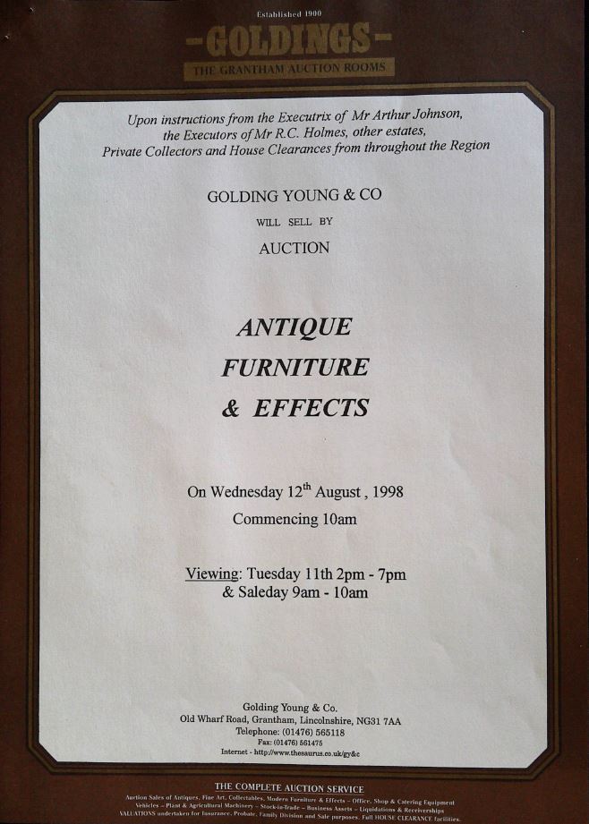 Antique Furniture and Effects 120898 Image