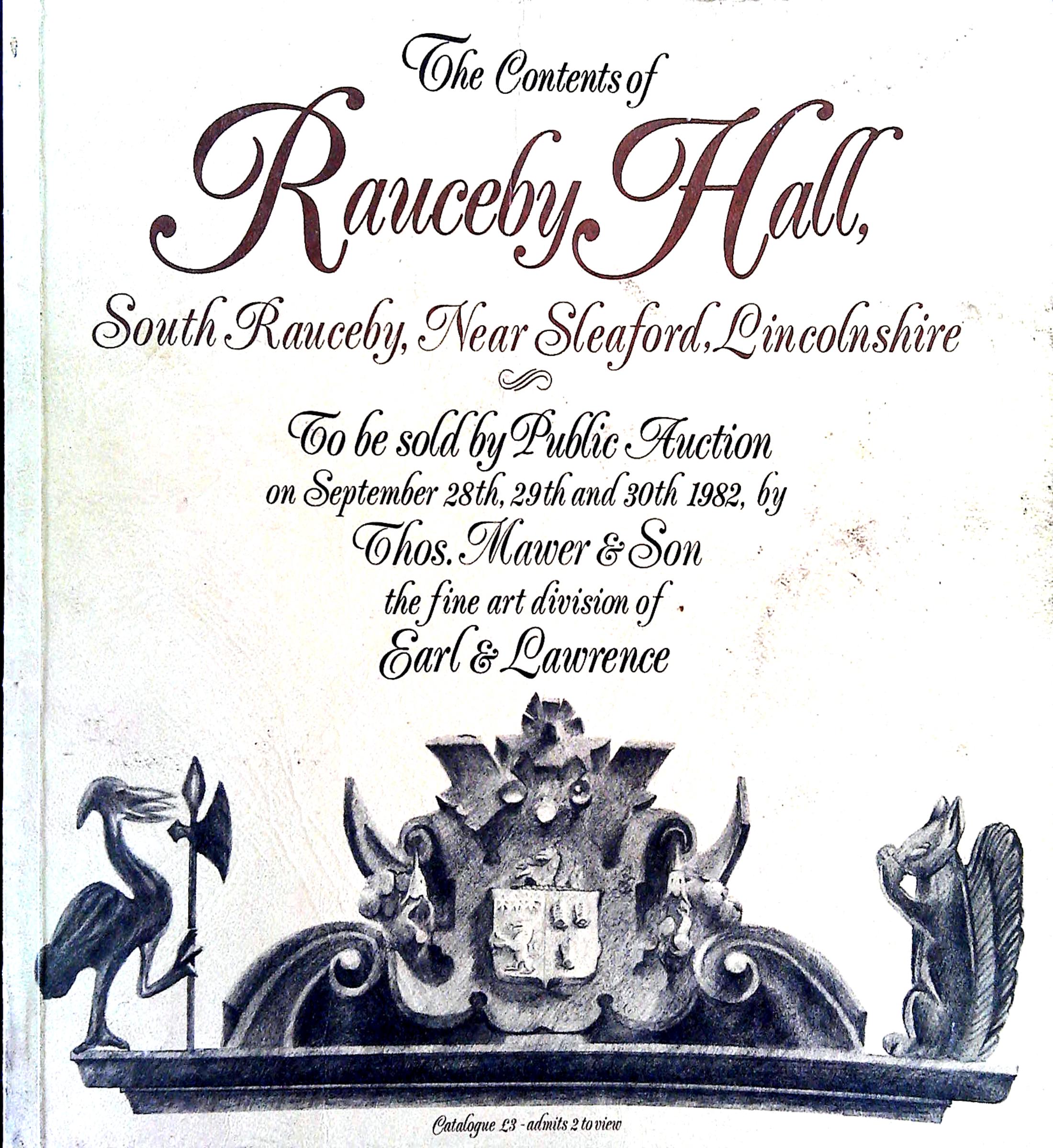 The Contents of Rauceby Hall Image