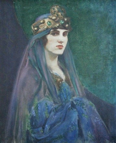 Lot 6 - 'A Lady In Oriental Costume ' By Walford Graham Robertson Made £2,600