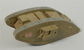 Lot 3234 - A Scale Model Of A First World War Tank