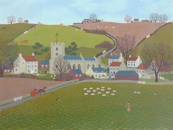 Lot 3702 - Village Of Old Bollingbroke By Vincent Haddelsey
