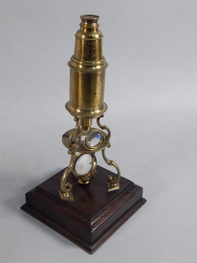 Lot 15-2 Edward Culpeper Brass Microscope