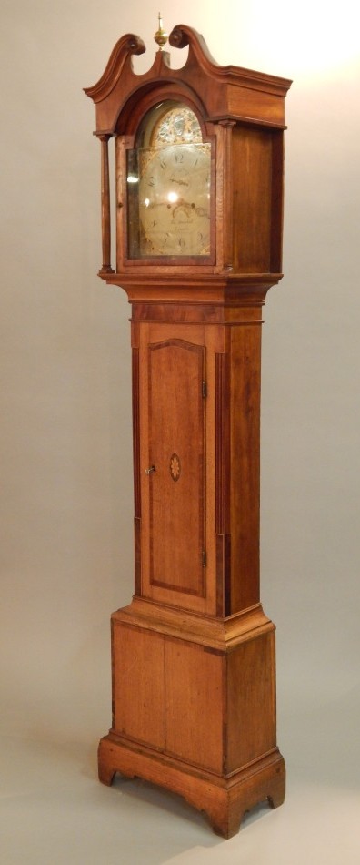 Lot7 Thomas Marshall, Lincoln. A 19thC longcase clock