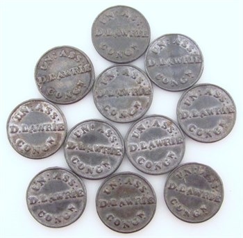 Lot 69 Church and Trade Tokens