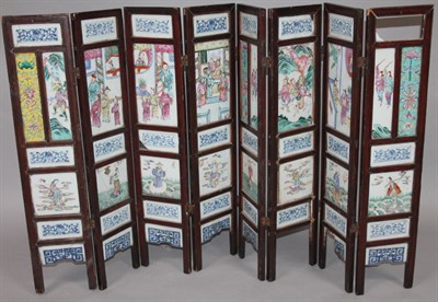 3119 A 19thC Chinese folding low screen