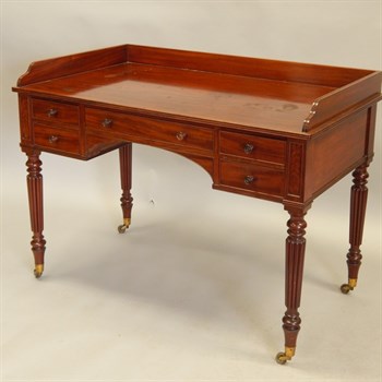 Thumbnail _lot 1022 A William IV mahogany dressing table, by Gillows of Lancaster