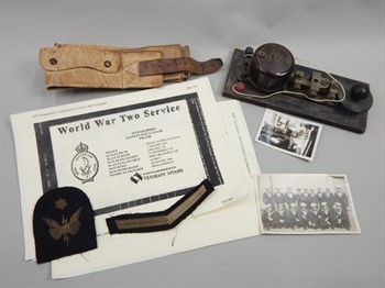Thumbnail _lot 45 A historic Australian WWII related morse code key