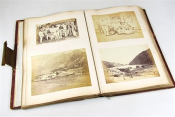 Thumbnail _lot 15-4 19th century collection of photographs and stamps