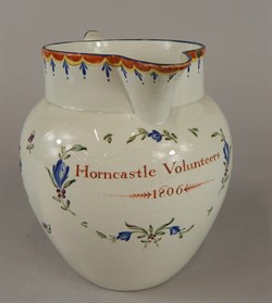 1163 A rare Pearlware jug