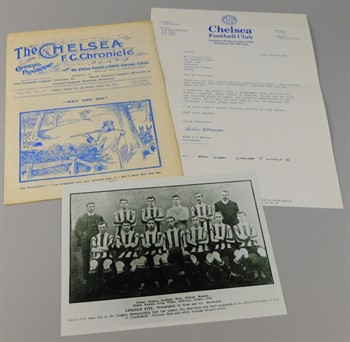 Thumbnail _lot 111 Football programmes, for the games Chelsea -v- Lincoln City