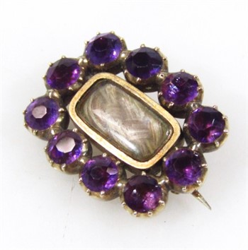 Lot 6 A 19thC sweetheart brooch