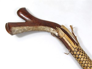Thumbnail _lot 3124 A 19thC Fijian kiakova or gun stock war club
