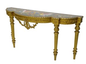 Thumbnail _lot3 A 19thC gilt gesso console table